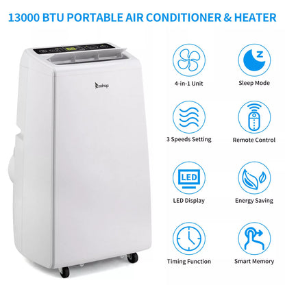 Portable Air Conditioner With Heater & Dehumidifier