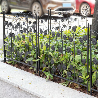 Flower Vine Decorative Garden Fence