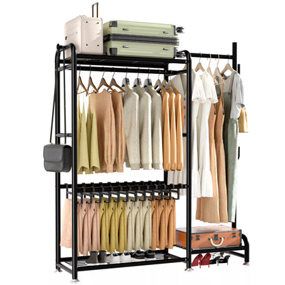 58" Heavy Duty Wardrobe Clothes Rack