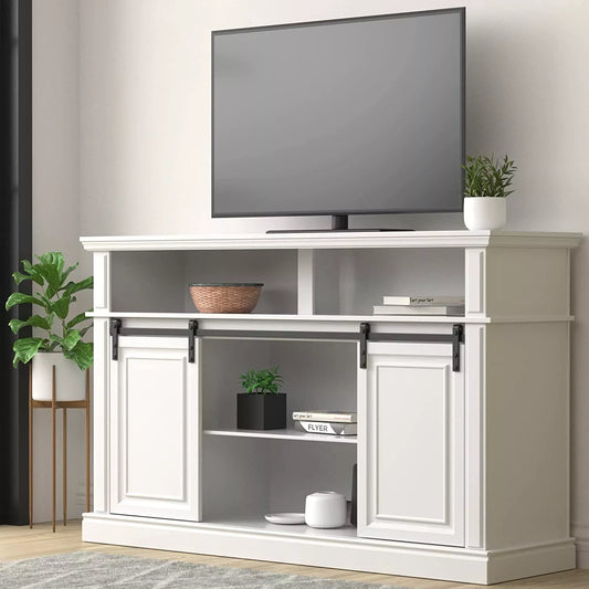 Yash Farmhouse Tall TV Media Cabinet Console