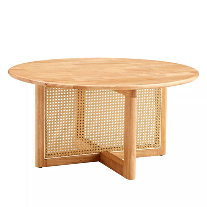 Hanna Rattan Round Coffee Table