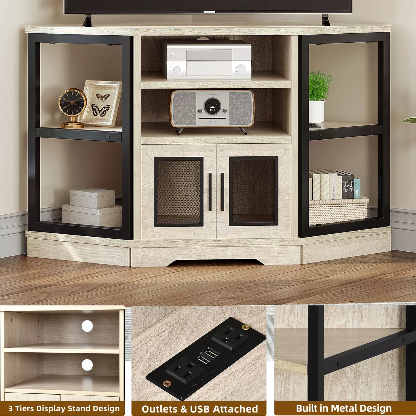 Pippa Corner Entertainment TV Stand