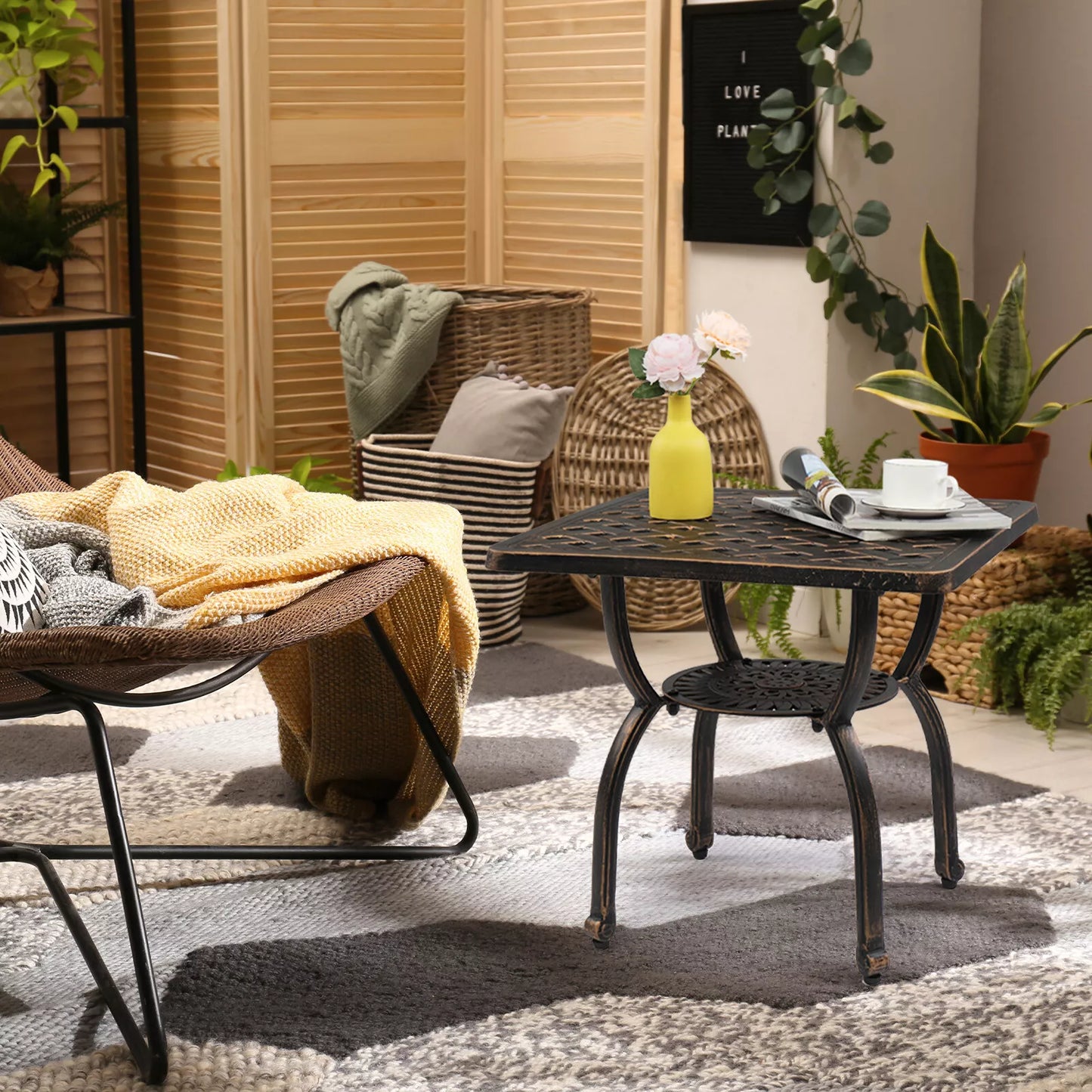 Dana Outdoor Patio Coffee Table