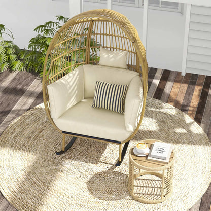 Outdoor Rocking Patio Egg Chair