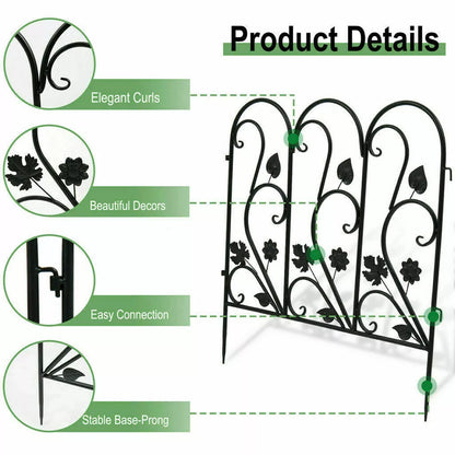 Maple Leaf Decorative Garden Fence