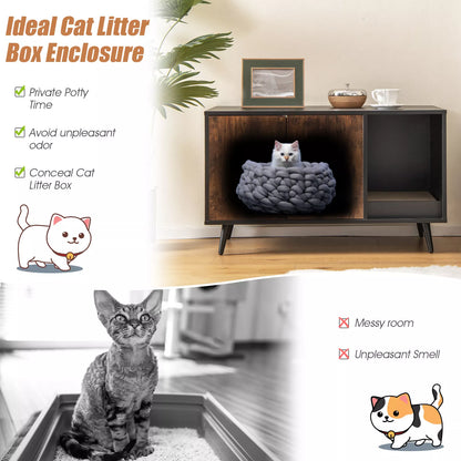 Vance Cat Litter Box Enclosure Furniture