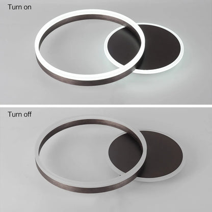 Modern Eclipse Flush Mount Ceiling Light