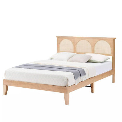 Jak Rattan Bed Frame With Light