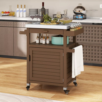 Remi Small Outdoor Bar Cart