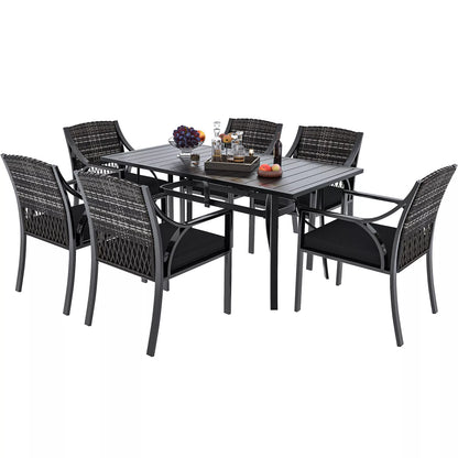 Ciara 7 Pieces Outdoor Patio Dining Set