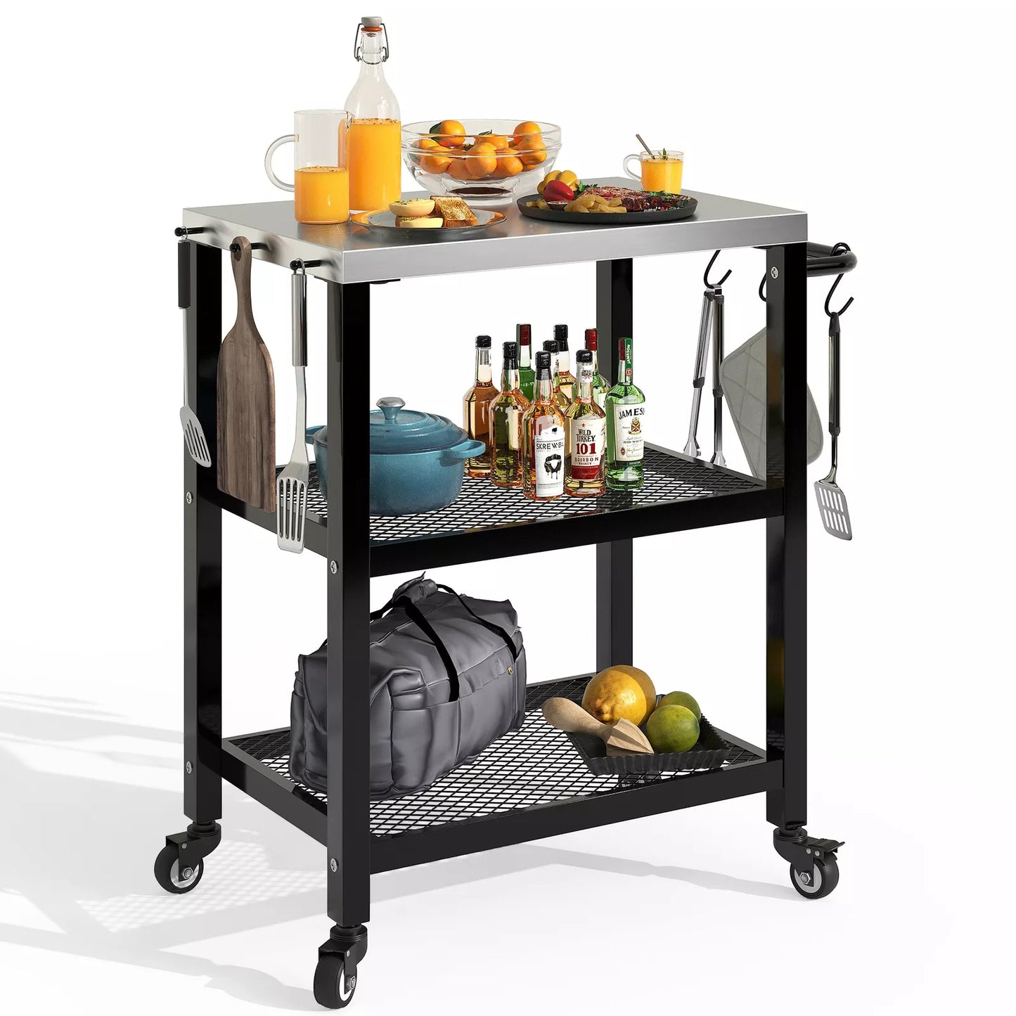 Harry Small Outdoor Bar Cart