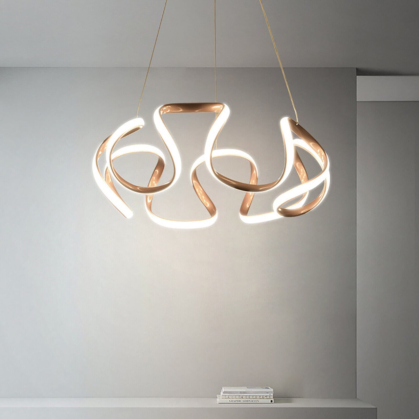 Ribbon Modern Dining Room Chandelier