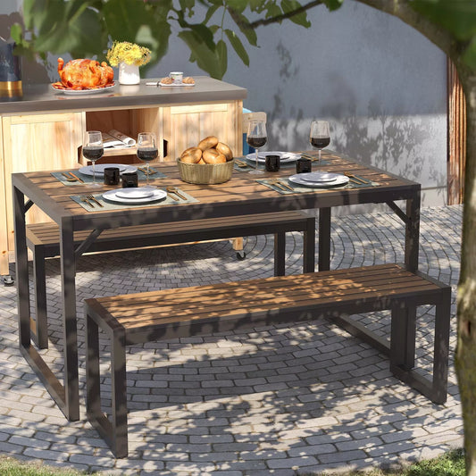 Outdoor Wood Picnic Table