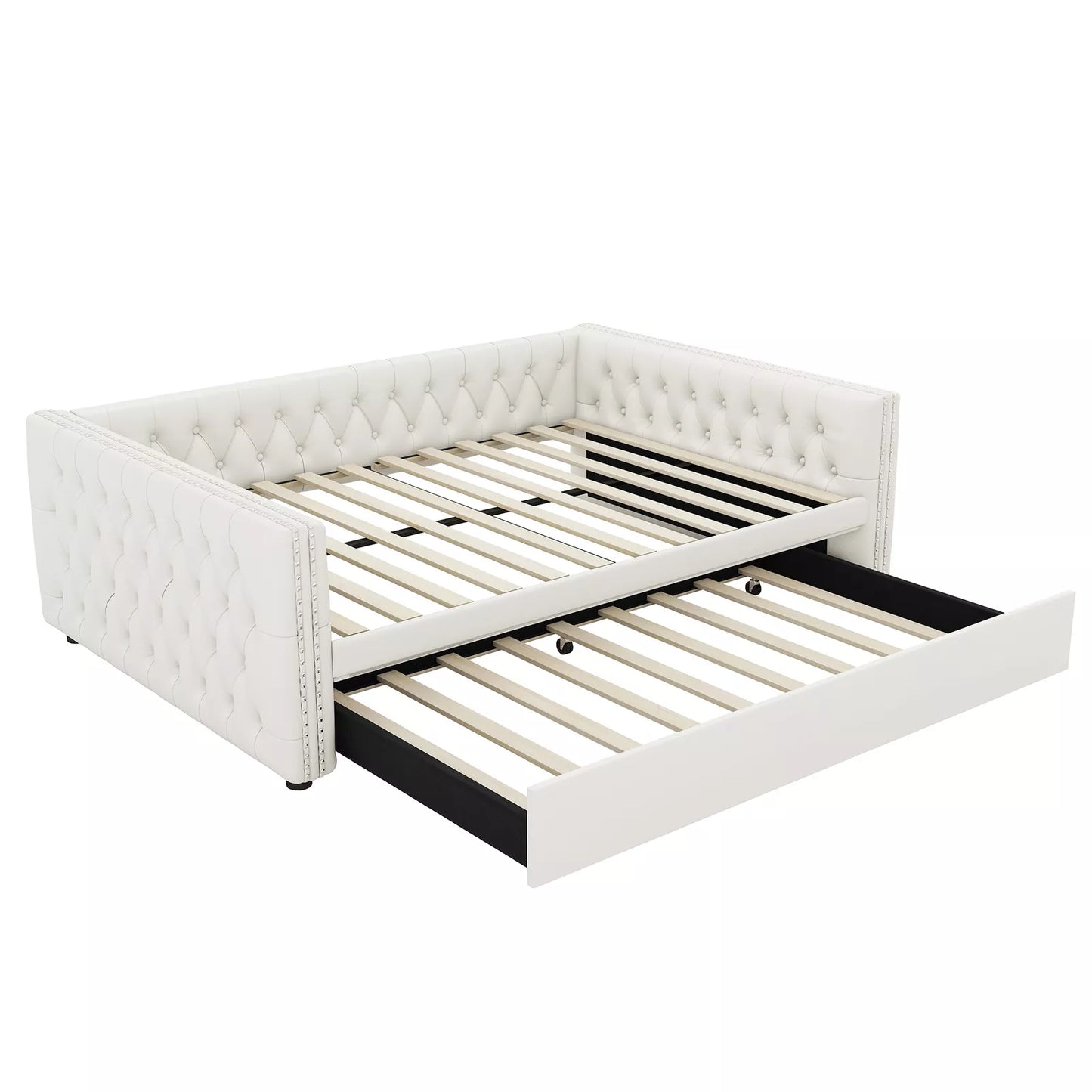 Monty Full Upholstered Trundle Daybed