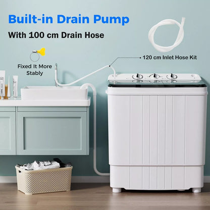 4.5KG Portable Washing Machine & Spin Dryer