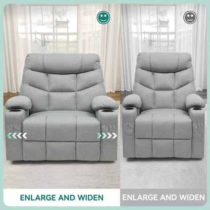 Saira Oversized Wide Recliner Chair