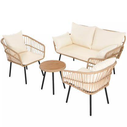 Terry 4 Pieces Outdoor Patio Furniture Set