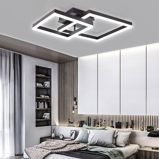 2 Squares Flush Mount Ceiling Light