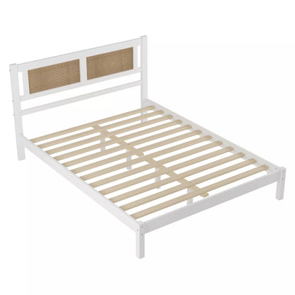 Bass Full Size Rattan Bed Frame