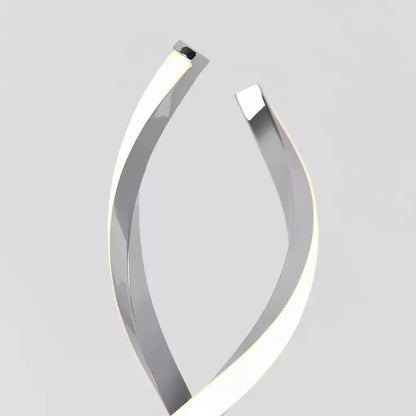 Chrome Twist Table Lamp