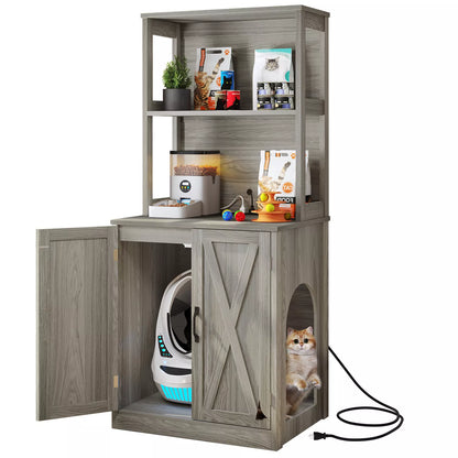 Moses Cat Litter Box Enclosure Furniture