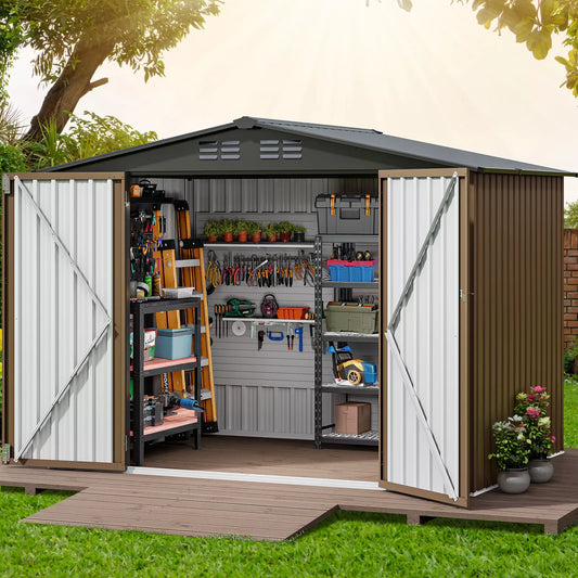 6x8 Outdoor Utility Storage Shed