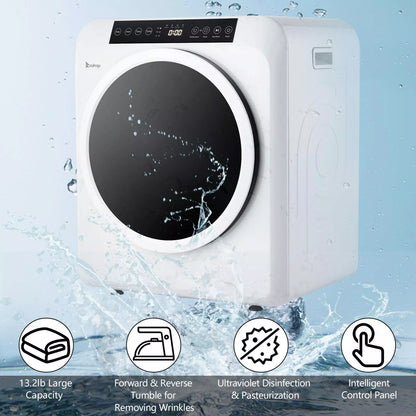 13lbs Portable Tumble Dryer Machine