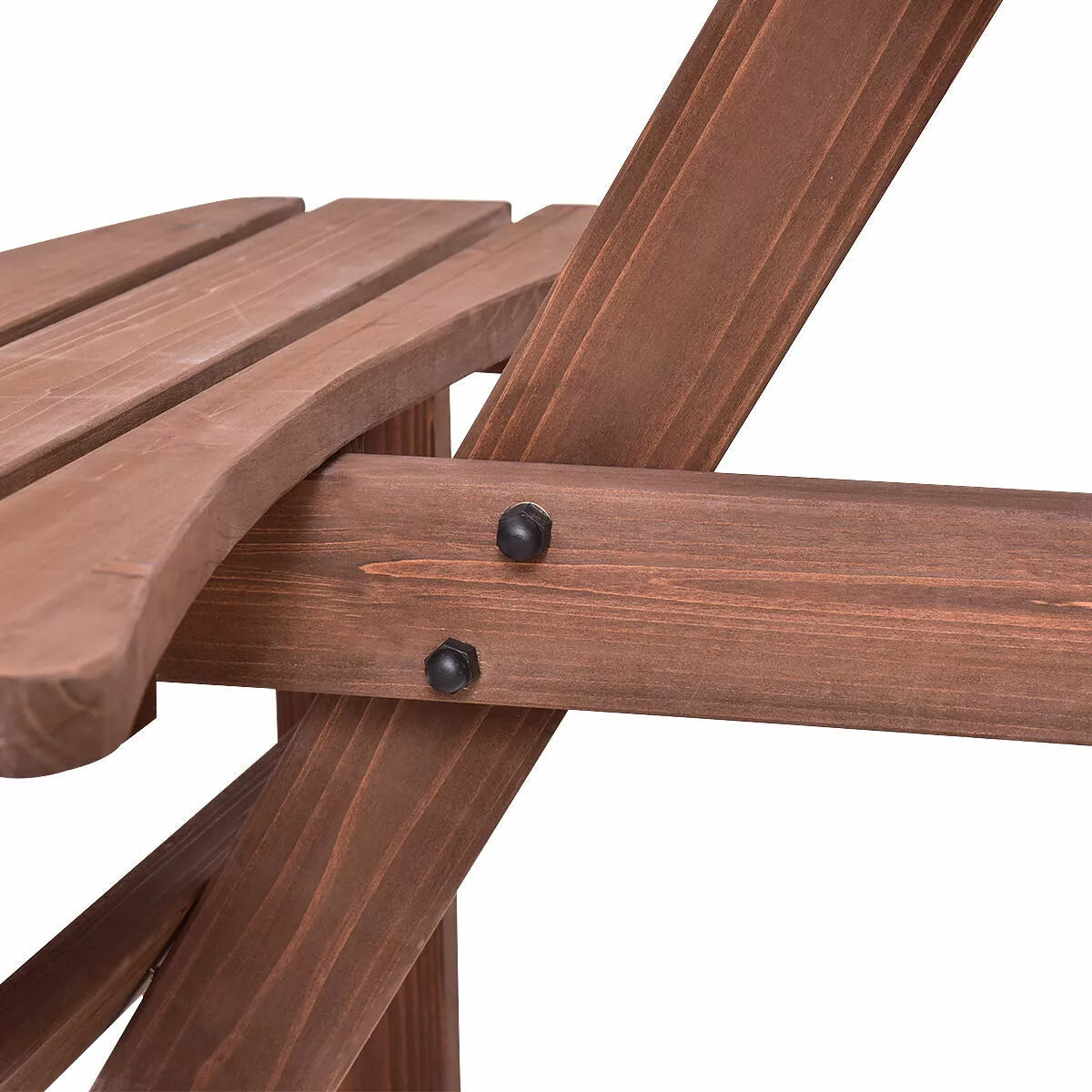 Outdoor Round Wood Picnic Table