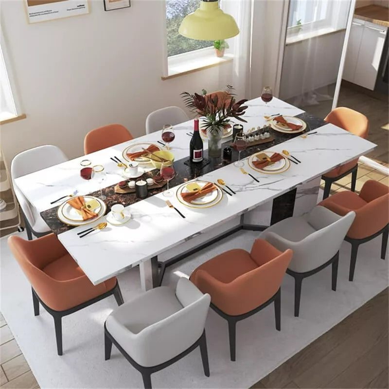 Rafe Marble Dining Table For 8