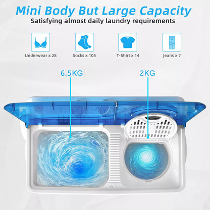 6.5KG Portable Washing Machine & Spin Dryer