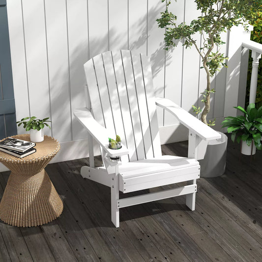 Outdoor Wood Adirondack Chair