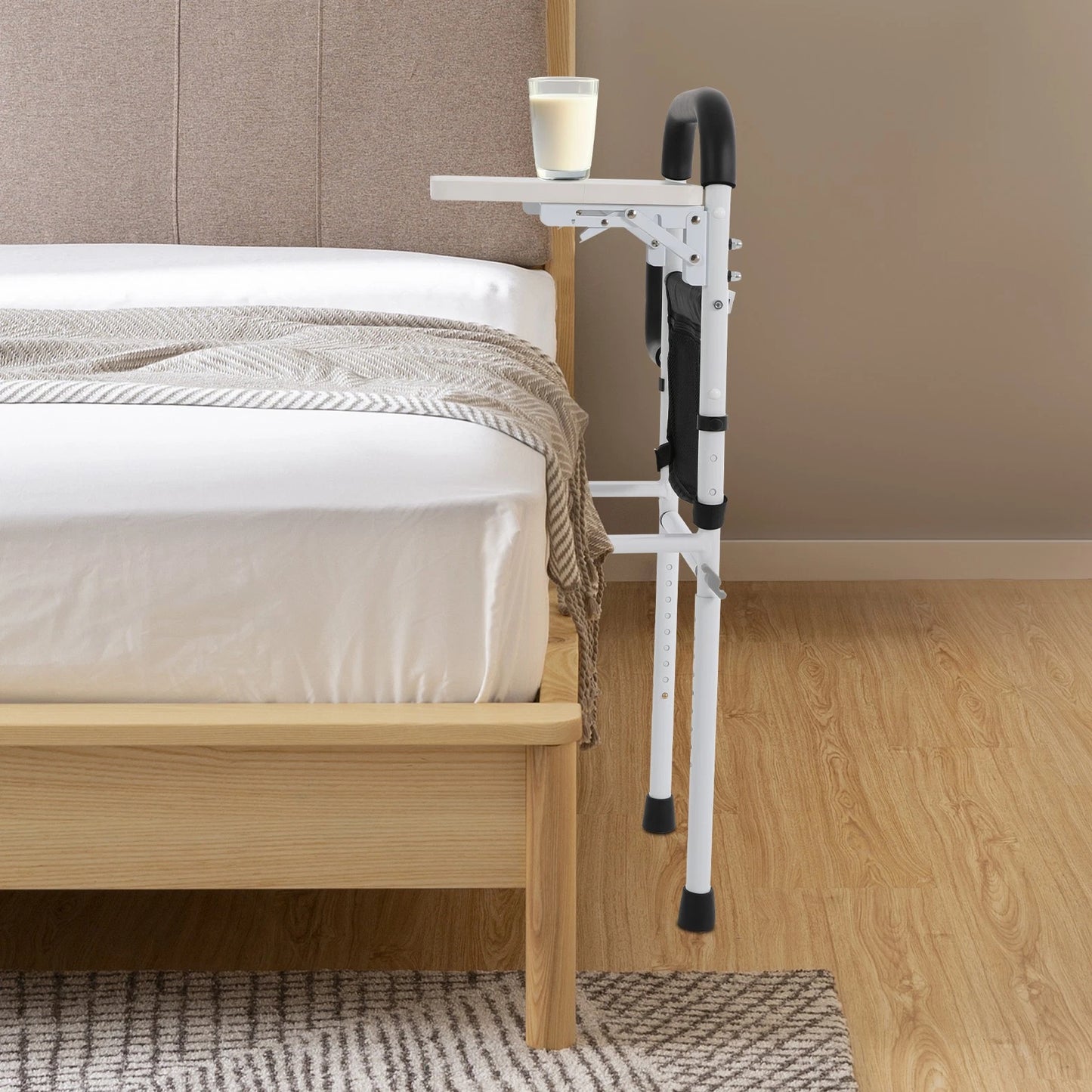 Senior Safety Bed Rail (Foldable Table)