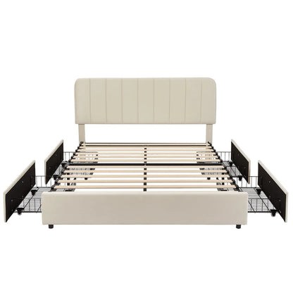 Diaz Plateform Bed Frame With Storage