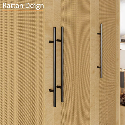 Maizie Rattan Armoire Wardrobe Closet