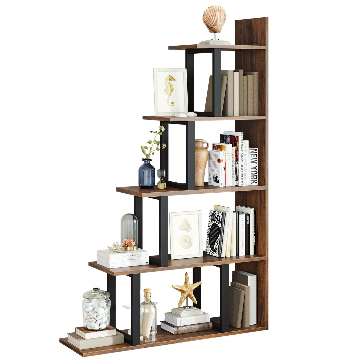 Sean Corner Bookcase Bookshelf