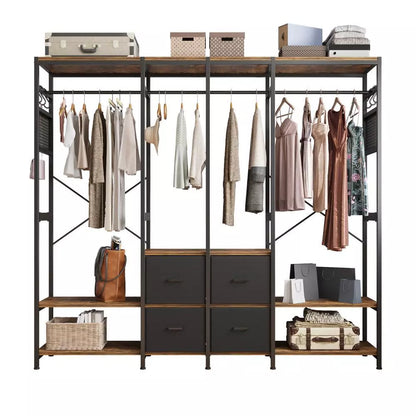 78" Heavy Duty Wardrobe Clothes Rack