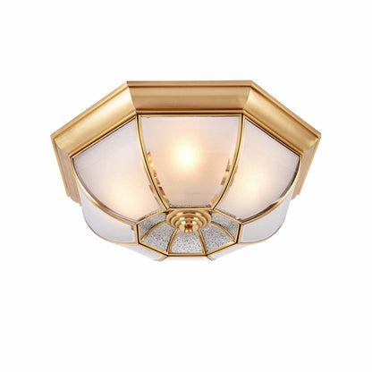 Tiffany Semi Mount Ceiling Light