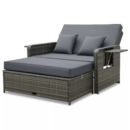 Archer Outdoor Patio Rattan Daybed