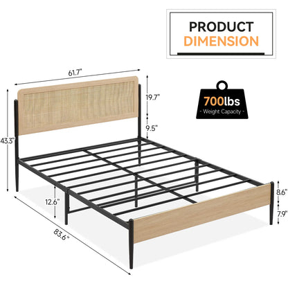 Rita Rattan Bed Frame