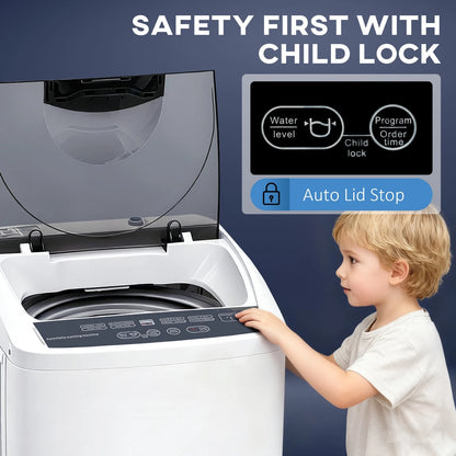 9.9lbs Portable Apartment Ventless Washer & Dryer Combo