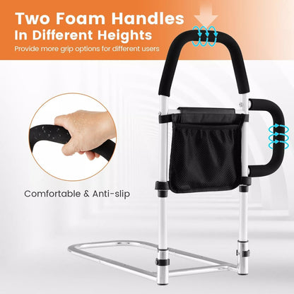 Elderly Safety Bed Rail (Double Handle)