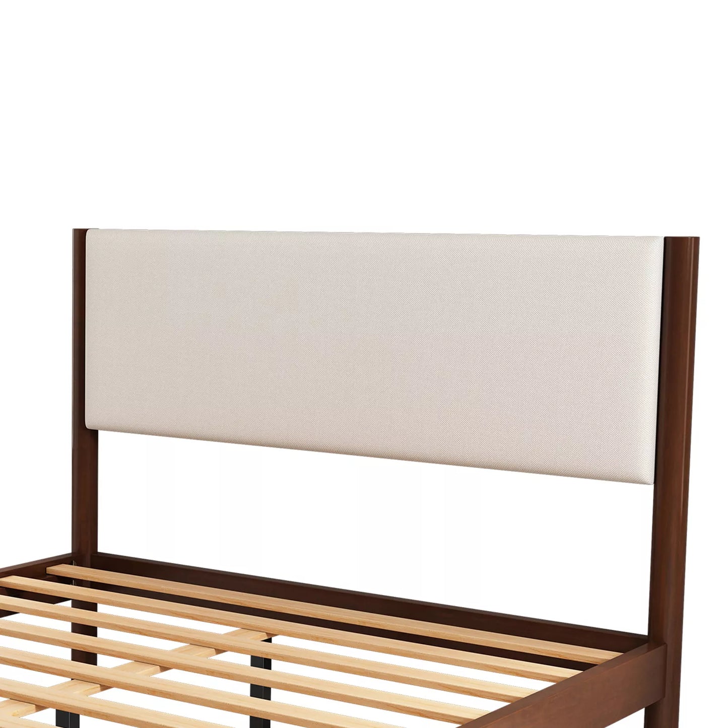 May Queen Size Mid Century Bed Frame