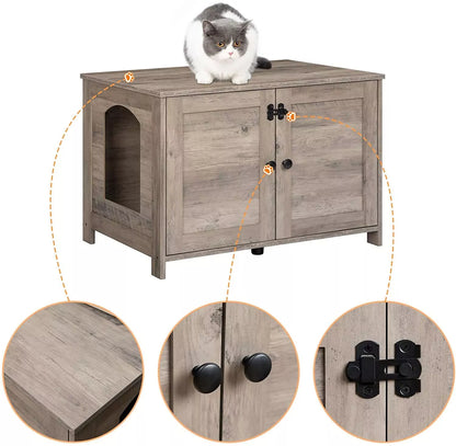 Evans Cat Litter Box Enclosure Furniture