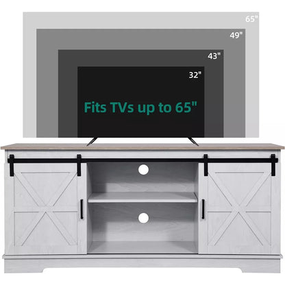 Anna Farmhouse TV Media Cabinet Console