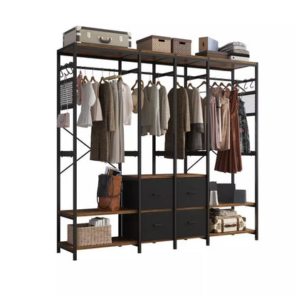 78" Heavy Duty Wardrobe Clothes Rack