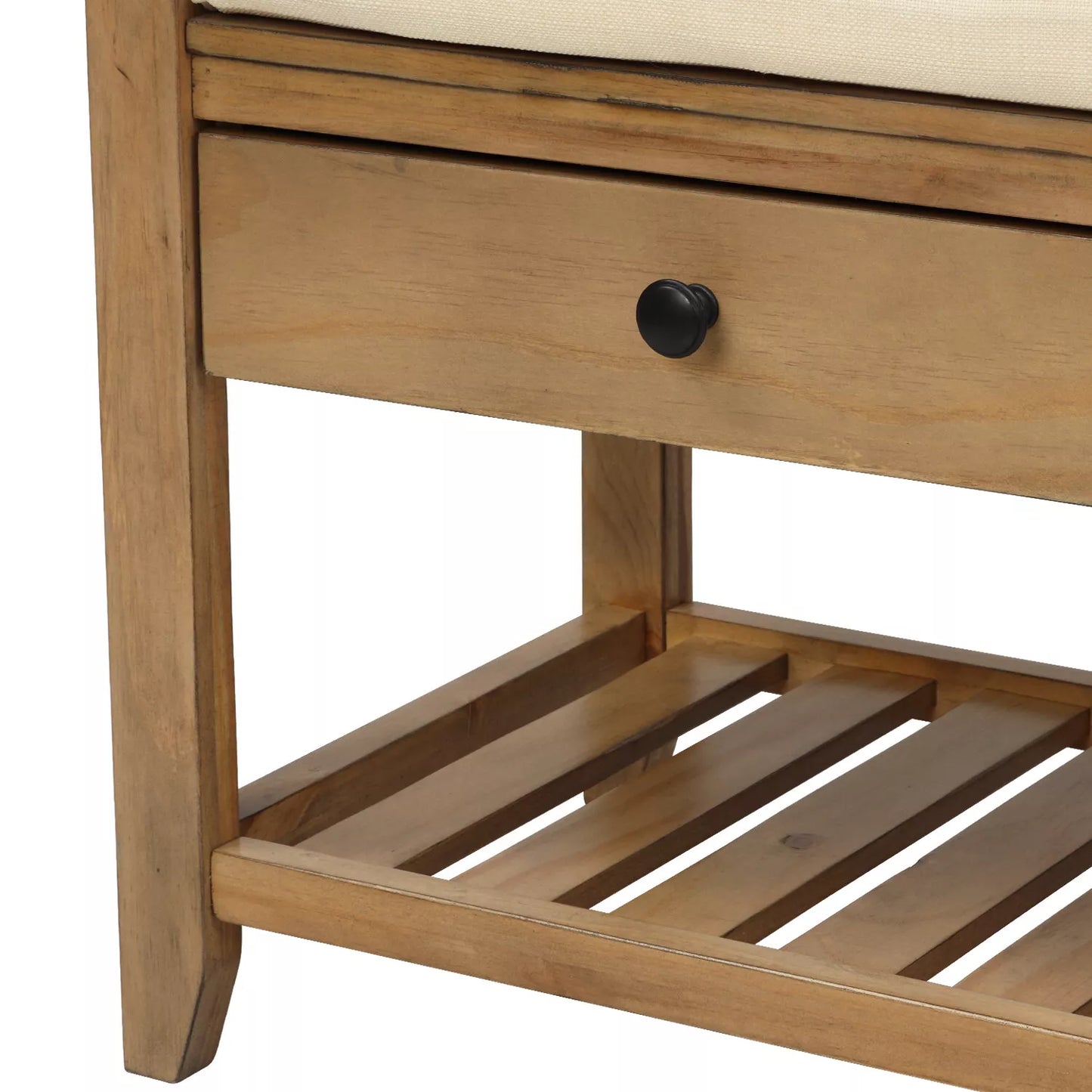 Zaina Indoor Wooden Storage Bench