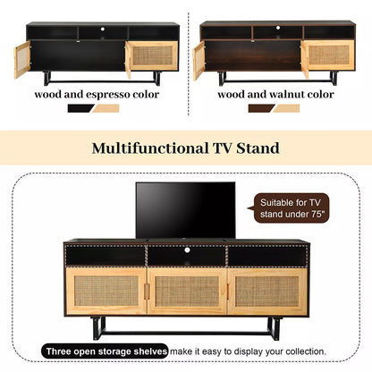 Jake Mid Century TV Media Cabinet Console