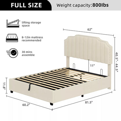 Lara Plateform Bed Frame With Storage