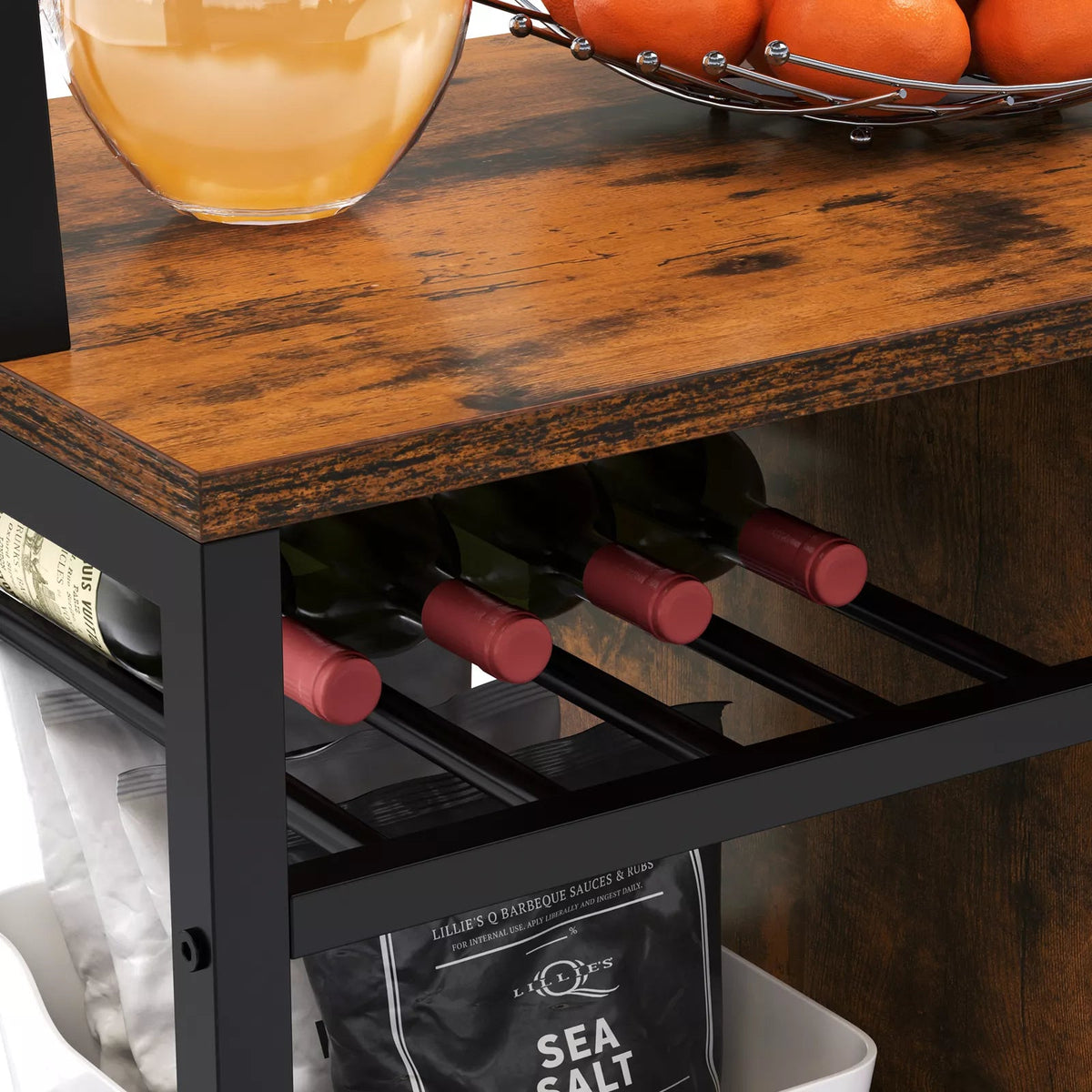 Austin Bennet Rack Austin Bakers Rack With Cabinet – Canva Home