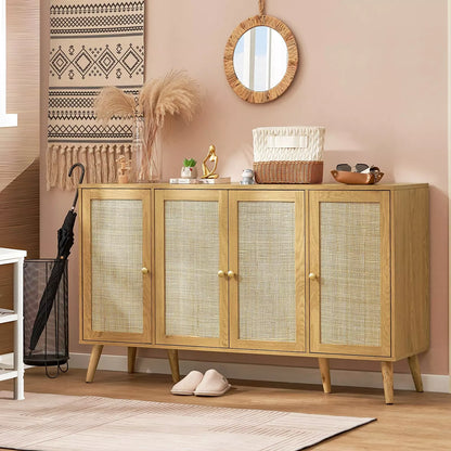 Kade Rattan Sideboard Buffet Cabinet